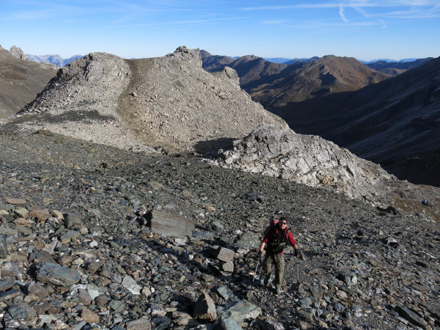 Christoph zwischen Lizumer Böden und Geier (19. Okt.)