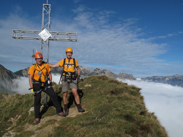 Axel und ich am Monte Gramolon, 1.814 m