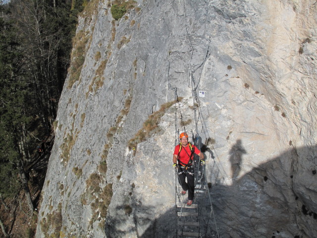 Adventure Clim Varmost: Axel auf der H&auml;ngebr&uuml;cke