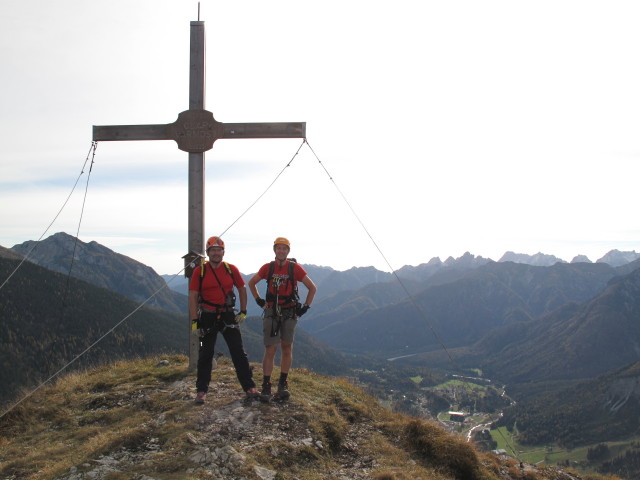 Axel und ich am Clap Varm&ograve;st, 1.751 m