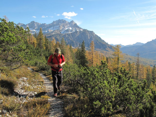 Axel zwischen Weg 211 und Passeggiata della Croda