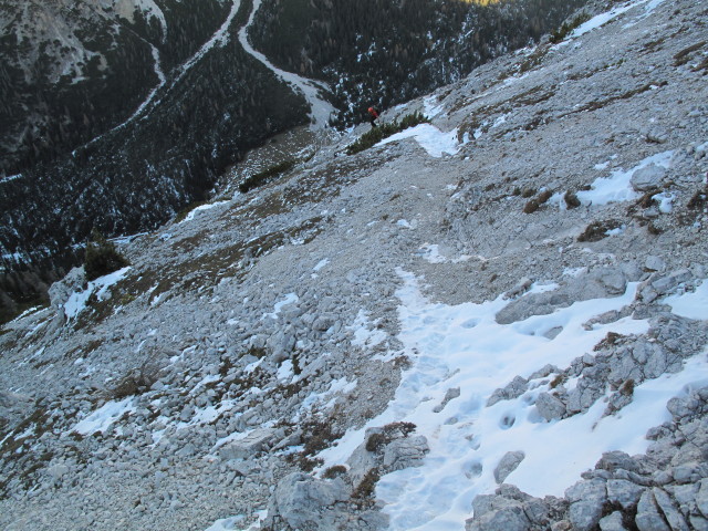 Axel zwischen Punta Erbing und Forcella Zumèles