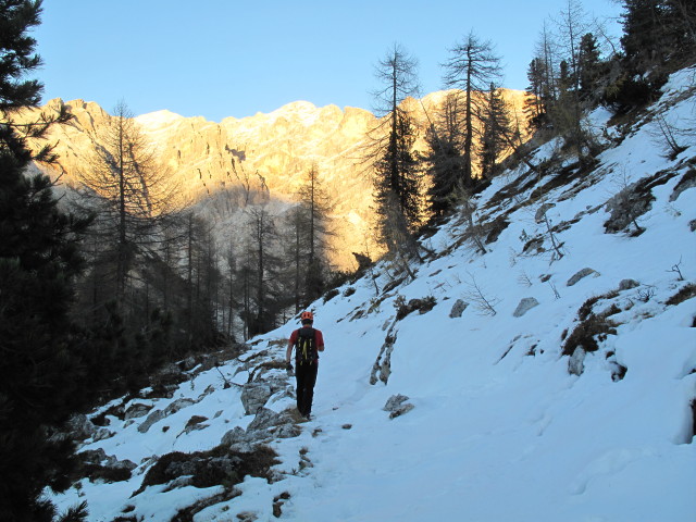 Axel zwischen Punta Erbing und Forcella Zum&egrave;les