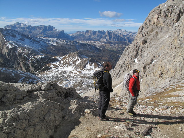 'Via del Buco': Axel beim Ausstieg des ersten Teils