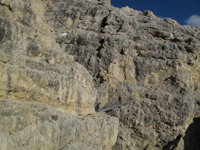 Kaiserj&auml;gersteig: Axel auf der H&auml;ngebr&uuml;cke