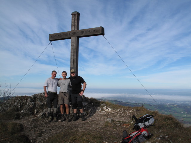 Erich, ich und Erich am D&uuml;rren Eck, 1.222 m