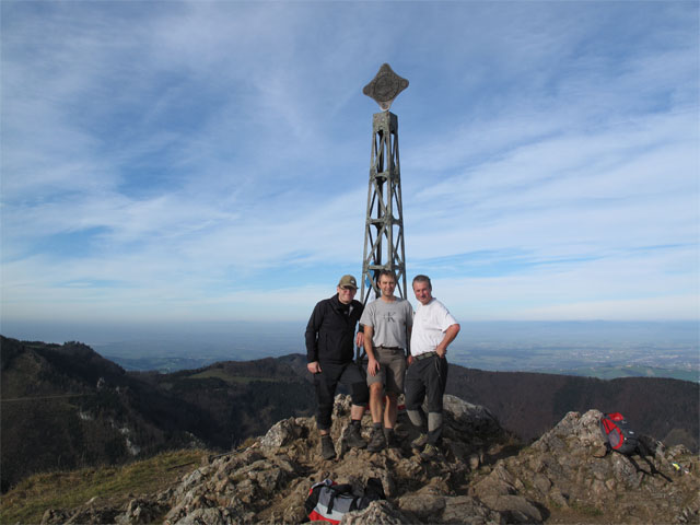 Erich, ich und Erich am Schoberstein, 1.288 m