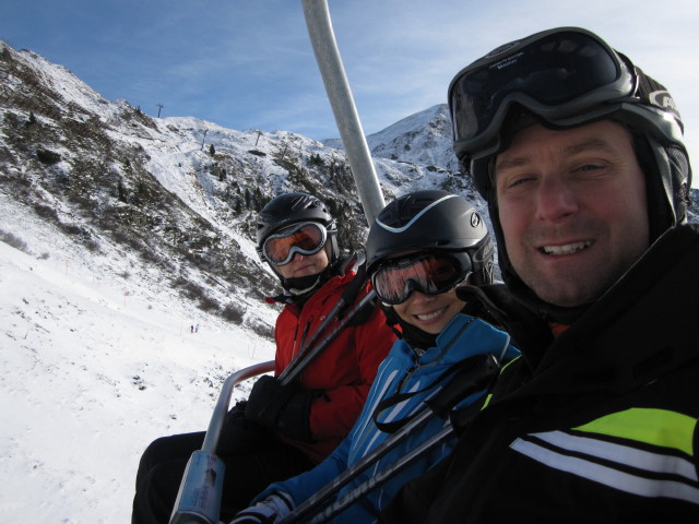 Doris, Sandra und ich in der Sch&ouml;nalmbahn