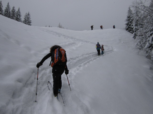 Anabel, Lea und Elias zwischen Schwarzenau und Unterer Pr&auml;dastenalm