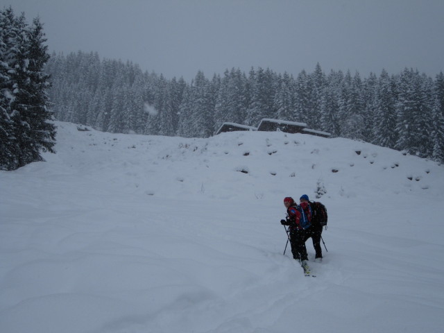 Lea und Axel zwischen Unterer Pr&auml;dastenalm und Oberer Pr&auml;dastenalm