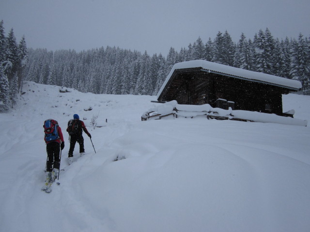 Lea und Axel zwischen Unterer Pr&auml;dastenalm und Oberer Pr&auml;dastenalm