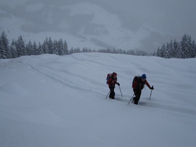 Lea und Axel zwischen Unterer Pr&auml;dastenalm und Oberer Pr&auml;dastenalm