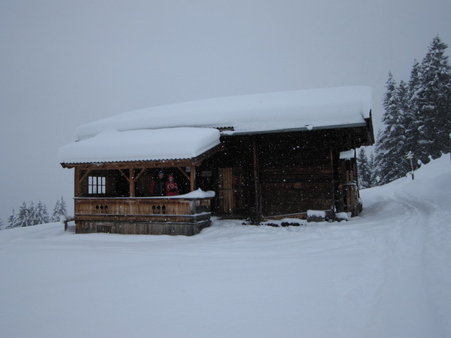 Axel und Lea auf der Oberen Pr&auml;dastenalm, 1.487 m