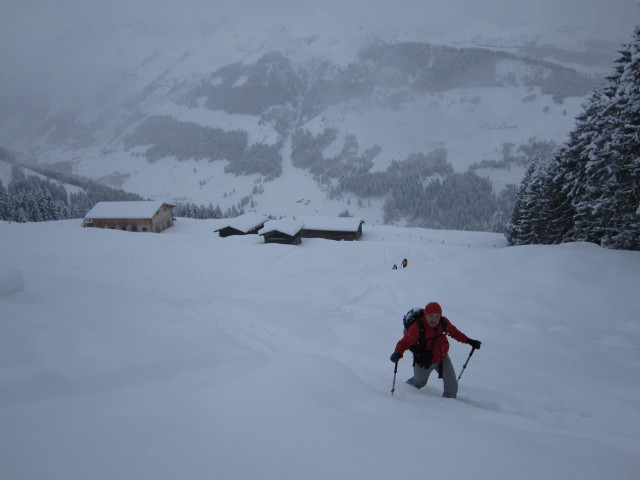 Elias, Wolfgang und Erhard zwischen Pr&auml;dastenalm und Vorderer Feldalm