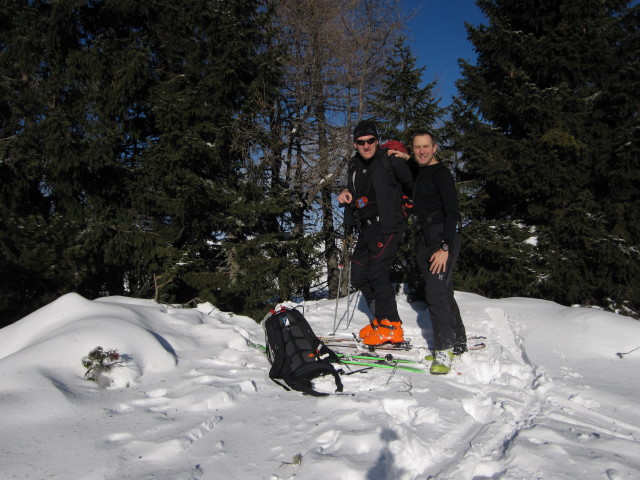 Erich und ich am Karlkögerl, 1.521 m