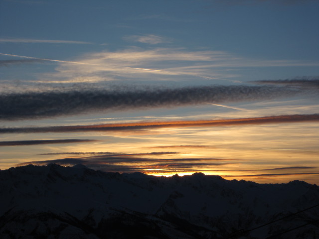 von der Bergstation des trassXpress Richtung Südwesten