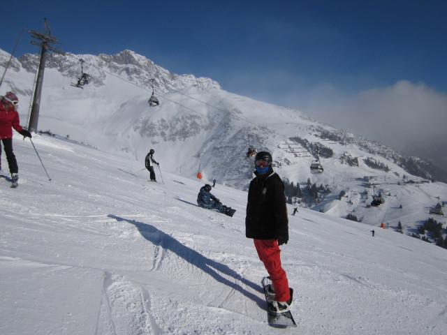 Markus in der Osthang Einfahrt