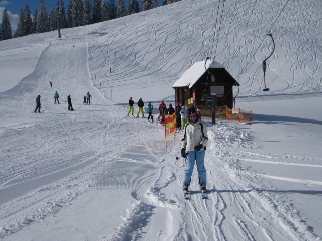 Mama im Wetterinlift