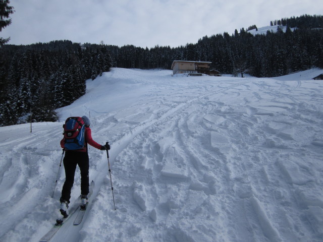 Martina zwischen Wildschönauer Ache und Koberalm