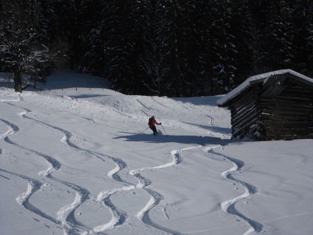 Martina zwischen Koberalm und Wildschönauer Ache