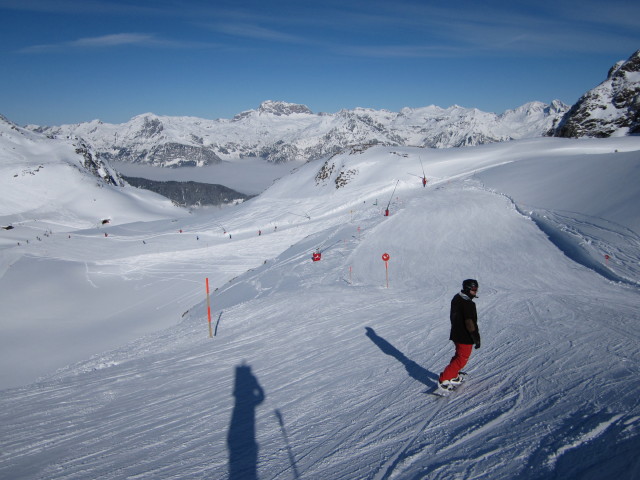 Markus auf der Abfahrt 1a