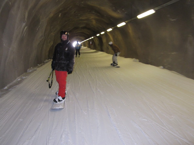 Markus im Skitunnel
