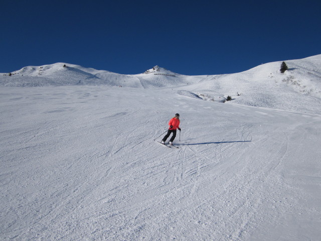 Sophie auf der Sennleitenabfahrt