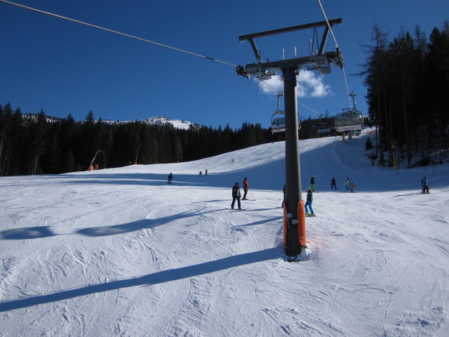 Abfahrt 'Mittelstation - Wengerhochalmbahn' von der Wengerhochalmbahn aus