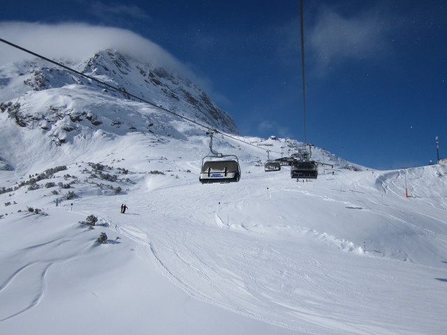 Familienabfahrt von der Birkhahnbahn aus