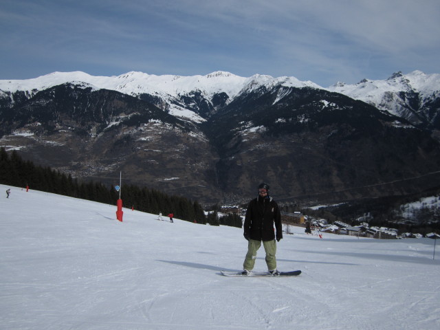 Markus auf der Piste Anémones (7. März)