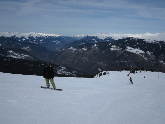 Markus auf der Piste Arolles (7. März)