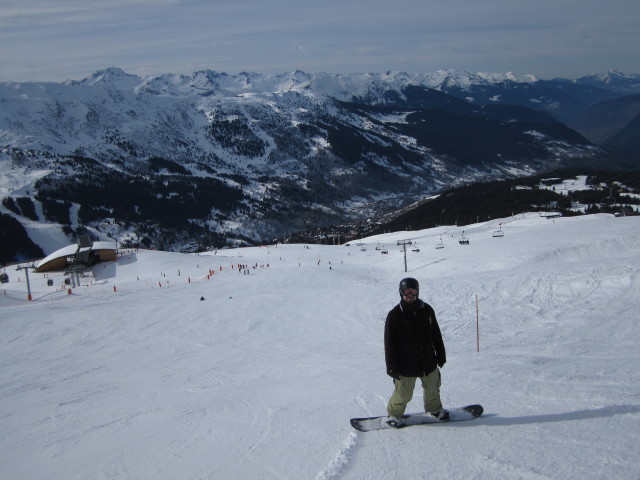 Markus auf der Piste Chamois (7. März)