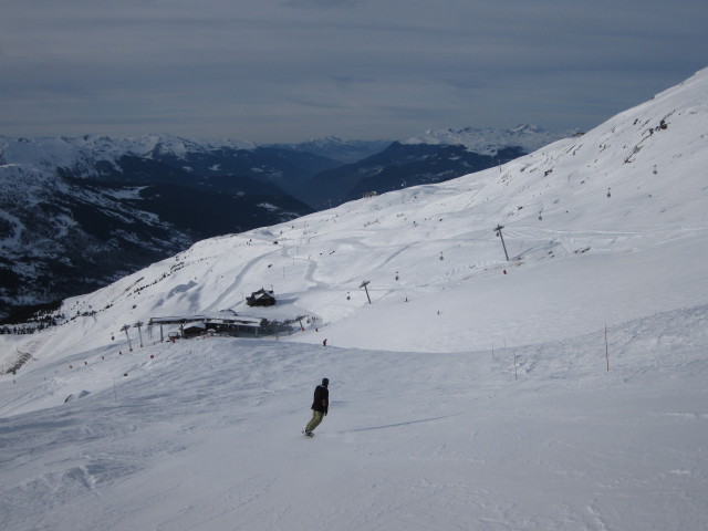 Markus auf der Piste Niverolle (7. März)