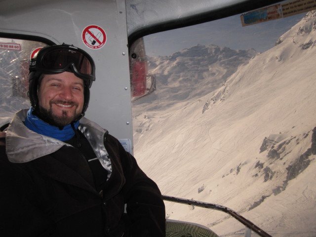 Markus in der Cabine Plattieres 3 (8. März)