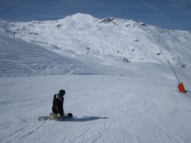 Markus auf der Piste Tétras (8. März)