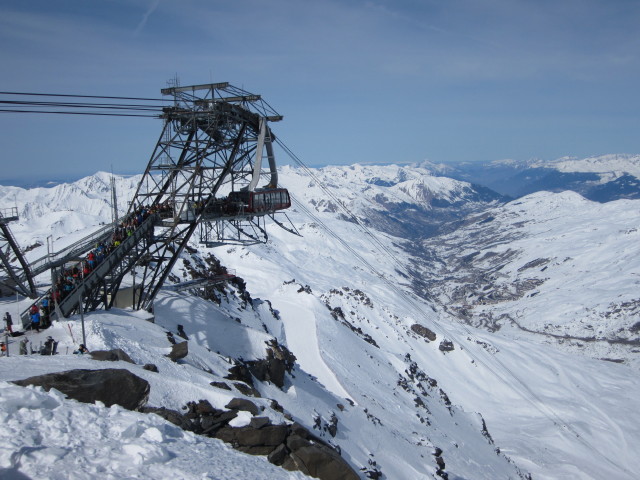 Bergstation der Téléphérique Cime Caron, 3.186 m (8. März)