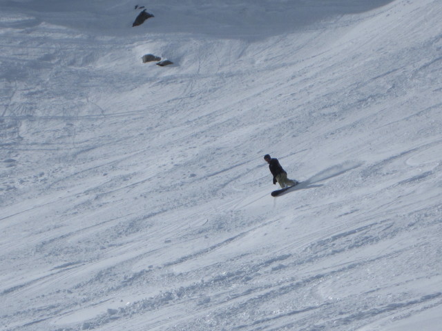 Markus neben der Piste Christaux (8. März)