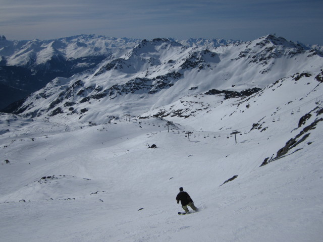 Markus neben der Piste Coraia (8. März)
