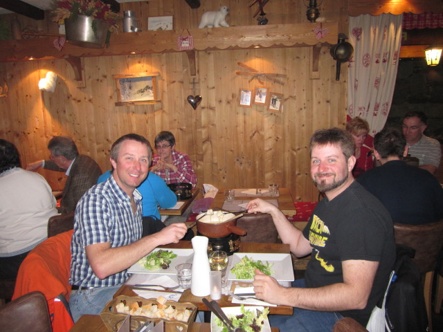 Ich und Markus in der Creperie La Vieille (8. März)