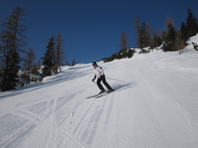 Ronald auf der Abfahrt 'Gruber Spezial'