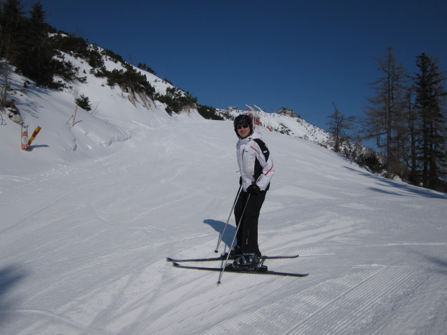 Ronald auf der Abfahrt 'Gruber Familie'