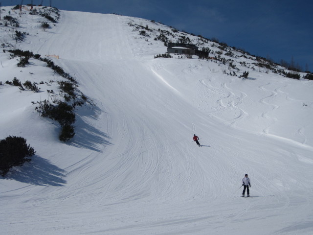 Ronald auf der Abfahrt 'Steinkogel vorne'