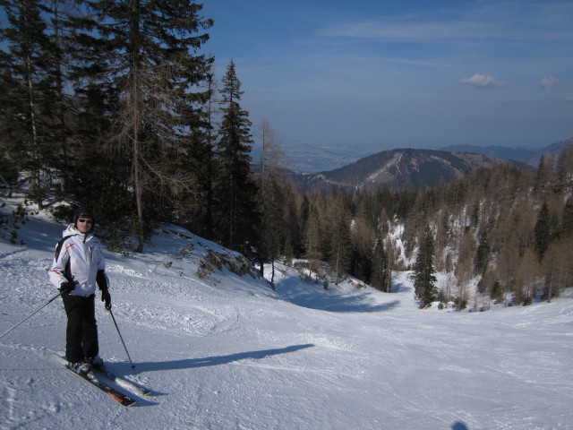 Ronald auf der Abfahrt 'Gruber Familie'