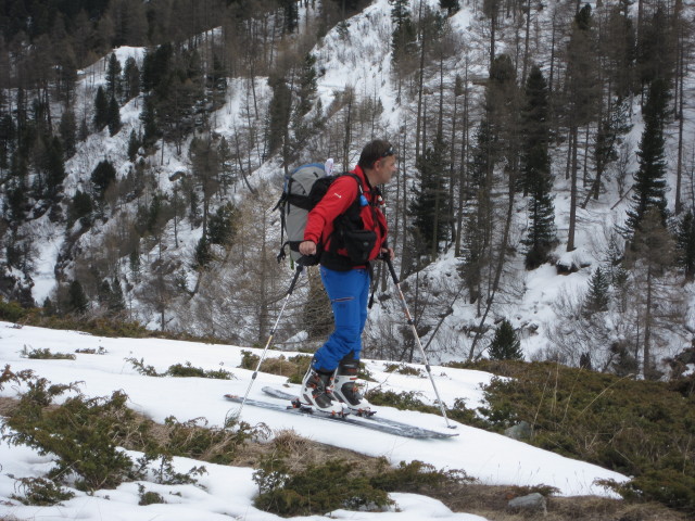 Erhard zwischen Bodmen und Chalbermatten (28. März)