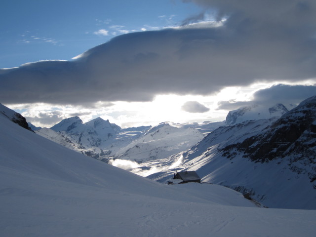 Schönbielhütte, 2.694 m (29. März)