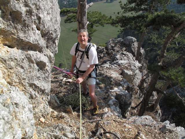 Tirolersteig: Erich in der 6. Seillänge