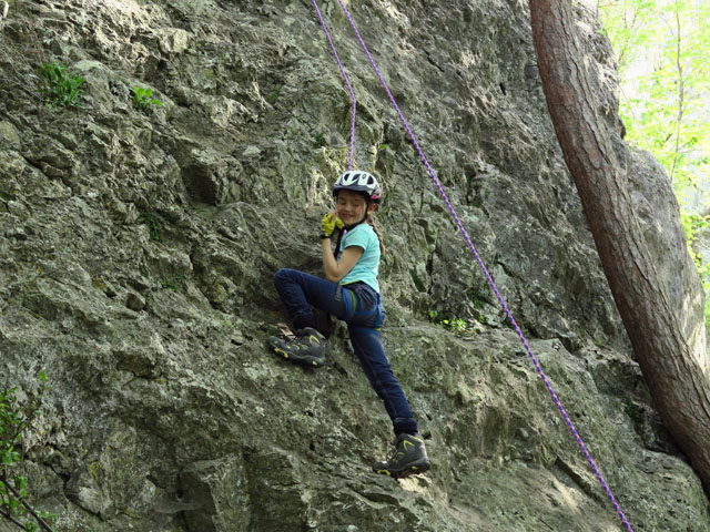 Anja Liv in der Route 'Kindervia'