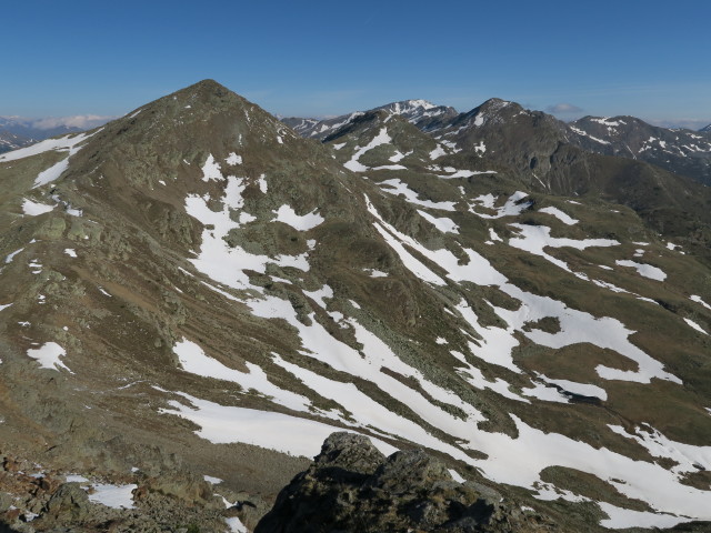 von der Lorenzispitze Richtung Norden (17. Mai)