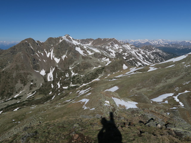 von der Lorenzispitze Richtung Westen (17. Mai)
