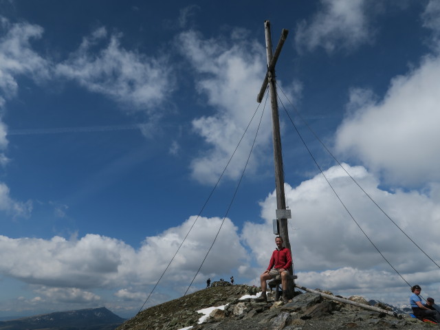 Ich am Königsanger, 2.436 m (17. Mai)